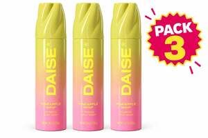 3PK Daise Pineapple Whip Foaming Body Wash, Ultra Hydrating Whipped Soap, 8.8 oz